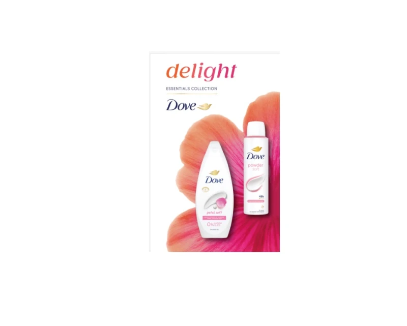 DOVE CASETA CADOU (SG250+DEO150) DELIGHT PETAL SOFT 